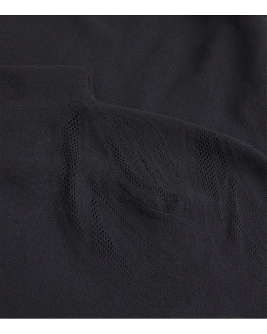 Wolford Black Rose Mock-Neck Top