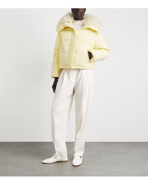 Yves Salomon Natural Down Technical Puffer Jacket
