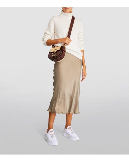 Chloé White Nama Runner Sneakers