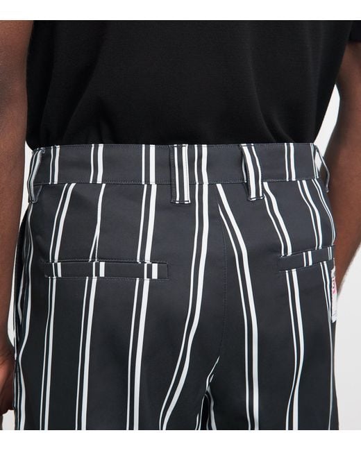 J.Lindeberg Gray 30Y Devyn Stripe Golf Trousers for men