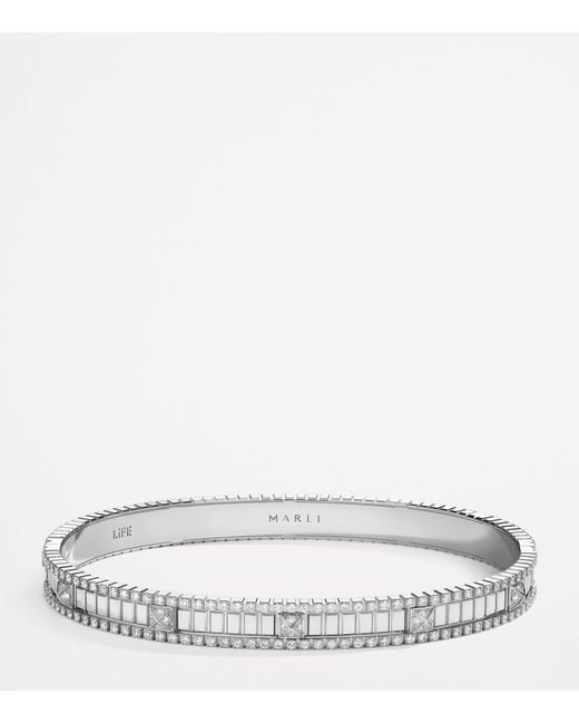 Marli New York Metallic And Diamond Life Bangle