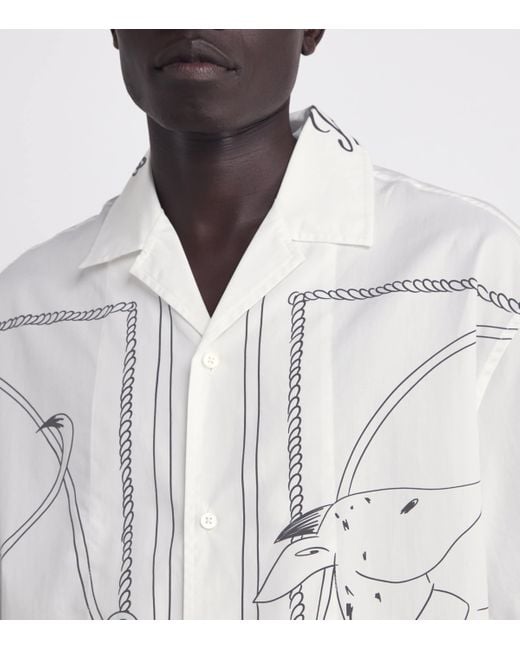 Jacquemus White Shirt With Print for men