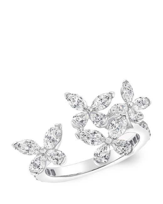 Graff White And Diamond Butterfly Ring
