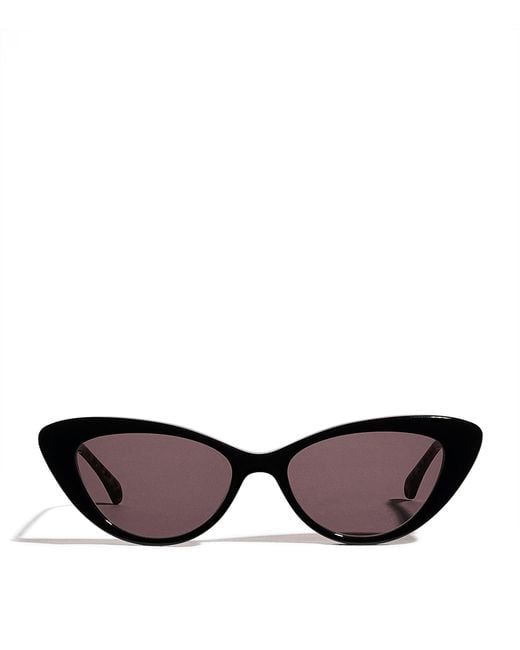 Maje Brown Acetate Cat Eye Sunglasses
