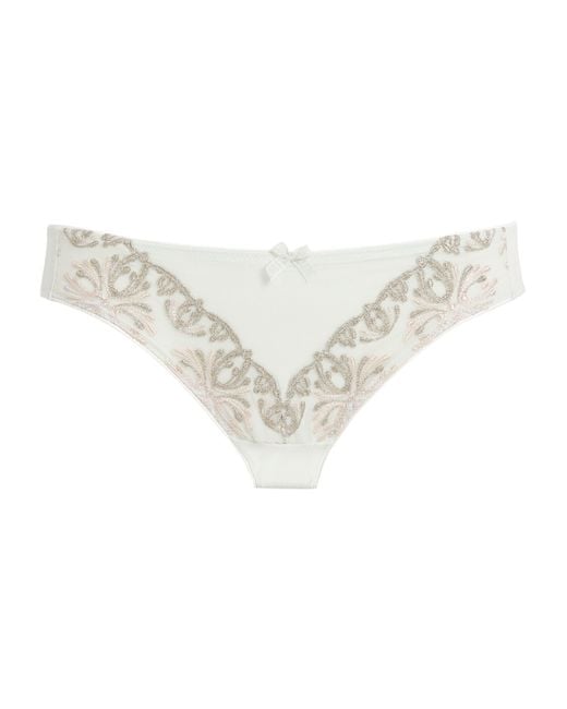 Chantelle White Champs Elysées Brazilian Briefs