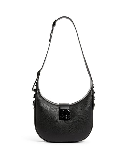 Christian Louboutin Carasky Small Leather Shoulder Bag in Black | Lyst
