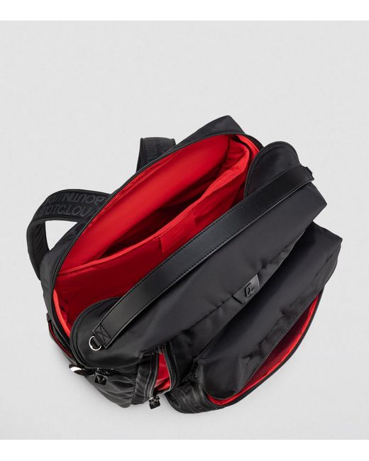 Christian Louboutin Black Loubideal Backpack for men