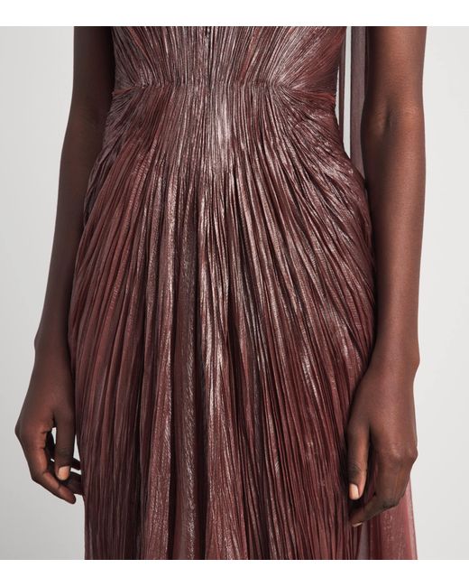 Maria Lucia Hohan Red Silk Cecilia Gown