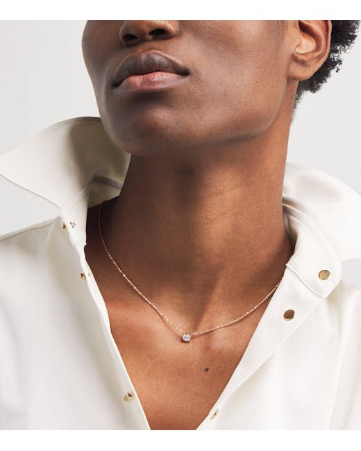 Harrods Metallic And Diamond Necklace
