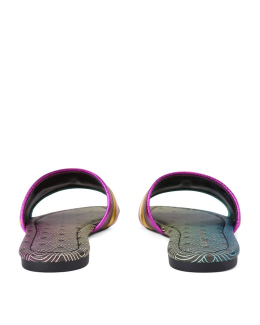Kurt Geiger Green Southbank Slides