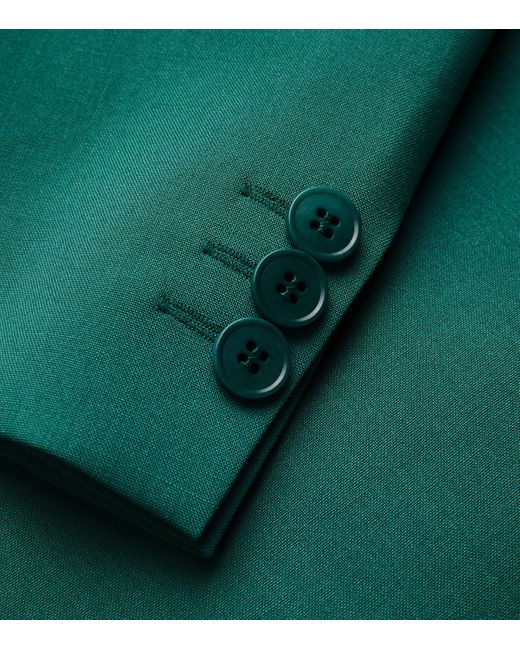 Weekend by Maxmara Green Virgin Wool Blazer