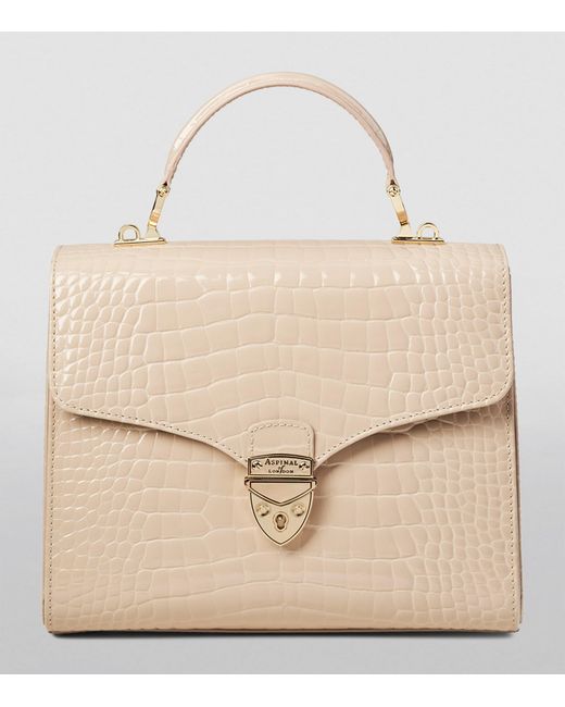 Aspinal Natural Mayfair Top-Handle Bag