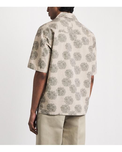 NN07 White Linen-Organic Cotton Ole Shirt for men