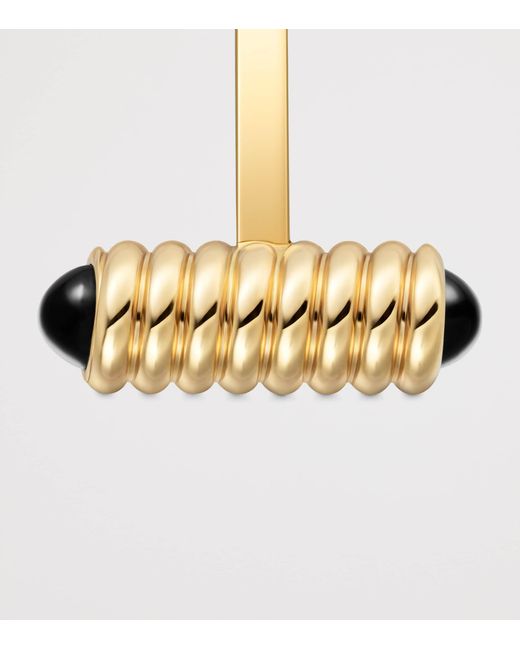 Cartier Metallic And Onyx Spring Cufflinks for men