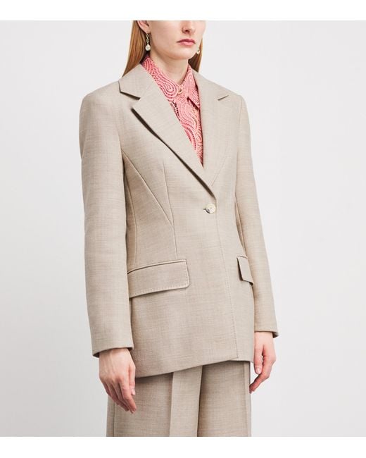 Joseph Natural Virgin Wool Fallon Blazer