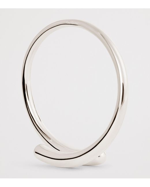 LIE STUDIO White Sterling The Olga Bangle