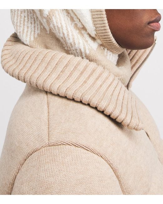 Varley Natural Knitted Bouclé Ethan Hood