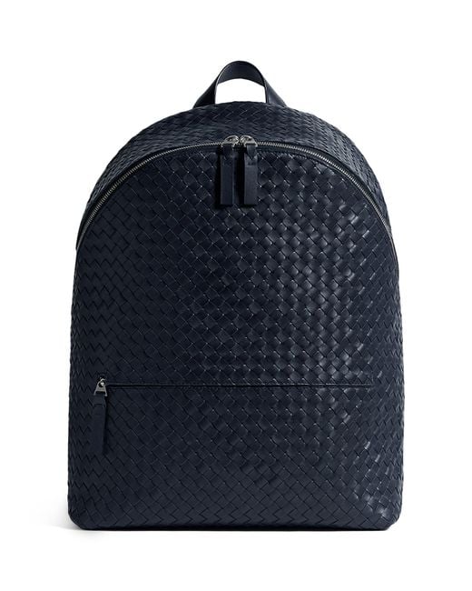 Bottega Veneta Blue Calfskin 1975 Backpack for men