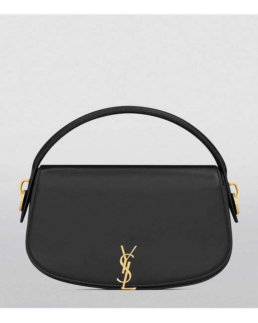 Saint Laurent Black Calfskin New Voltaire Crossbody Bag