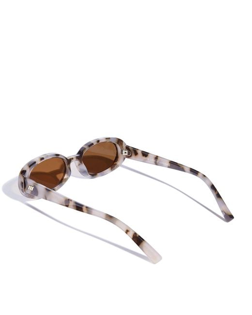 Le Specs Brown Outta Love Tortoiseshell Sunglasses
