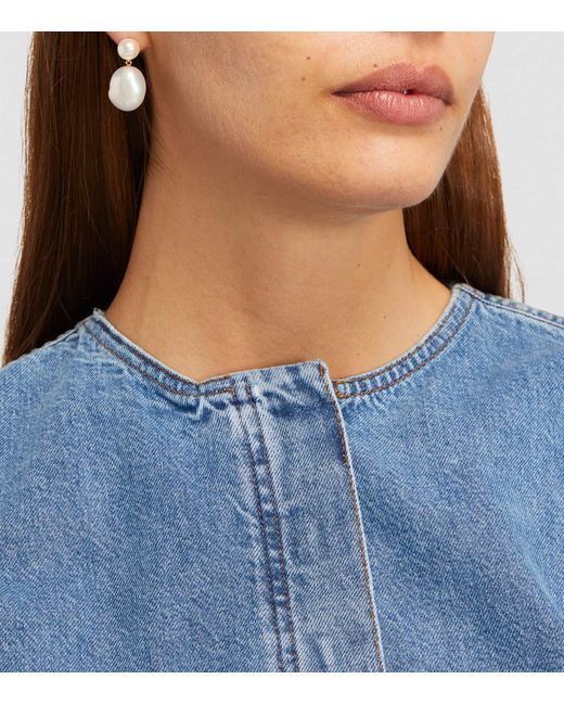 Sophie Bille Brahe Natural And Pearl Venus Blanc Earrings