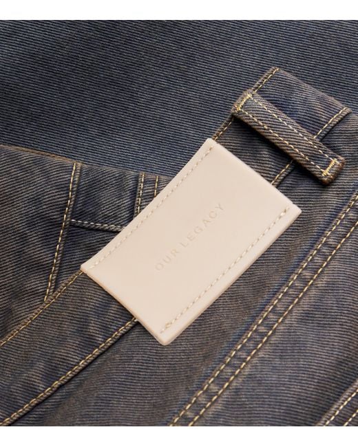 Our Legacy Gray Third Cut Jeans for men