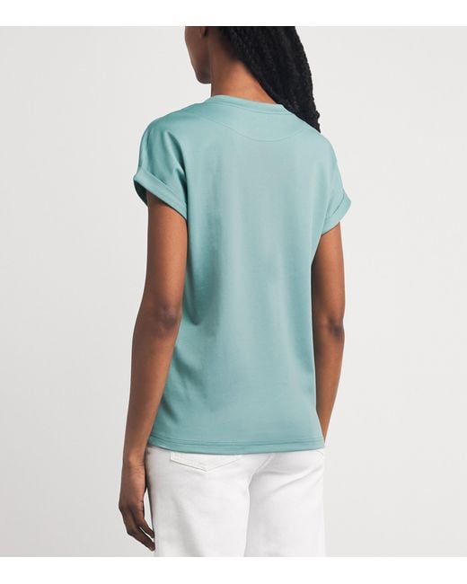 Eleventy Blue Cotton T-Shirt