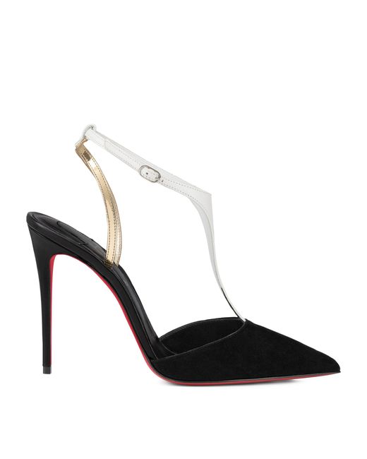 Christian Louboutin Black Athina Suede Pumps 100