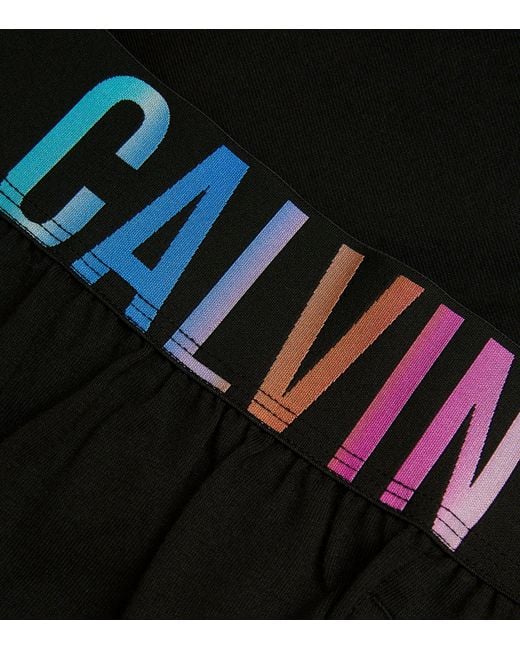 Calvin Klein Black Intense Power Pride Sleep Shorts for men
