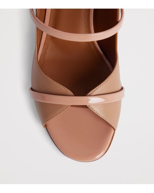 Malone Souliers Brown Leather Norah Heeled Sandals 70