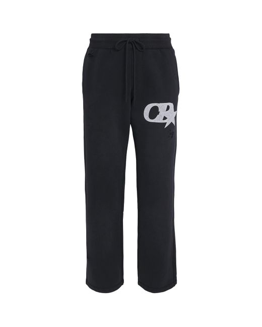 Cole Buxton Distressed Straight Sweatpants in Black for Men | Lyst UK