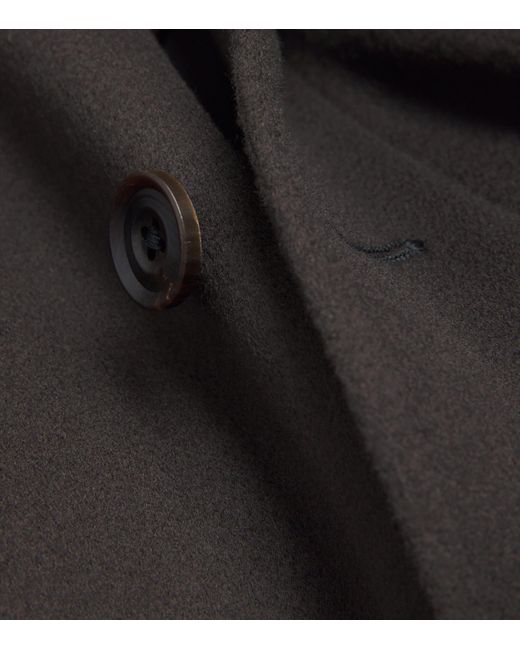 Corneliani Black Wool-Cashmere Hybrid Blazer for men