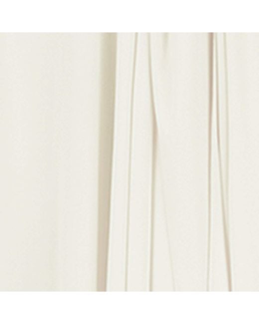 Alaïa White Draped Jersey Halterneck Maxi Dress