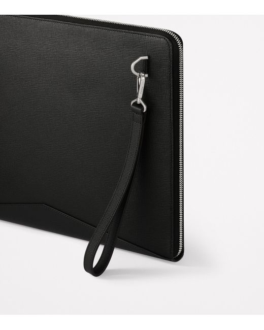 Cartier Black Leather Losange Portfolio Bag for men