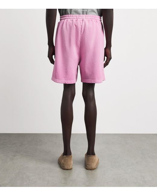 CHERRY LA Pink Gecko Sweatshorts for men