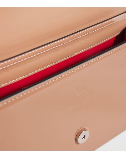 Christian Louboutin Pink Loubi54 Patent Leather Clutch Bag