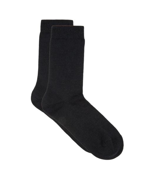 Falke Black Softmerino Socks