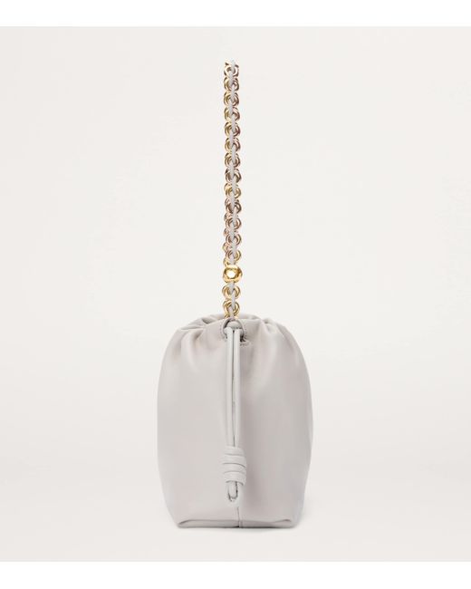 Loewe Metallic Medium Leather Flamenco Shoulder Bag