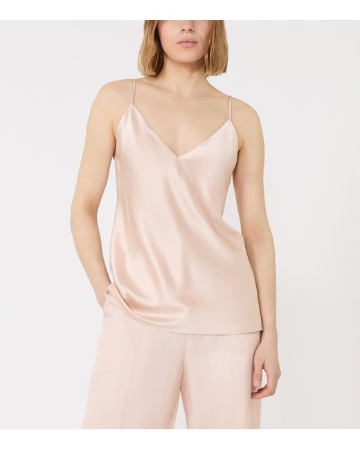 Max Mara Pink Silk Cami Top
