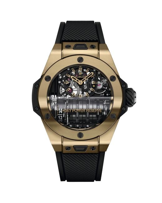 Hublot Black Magic Gold Big Bang Mp-11 Watch 45mm