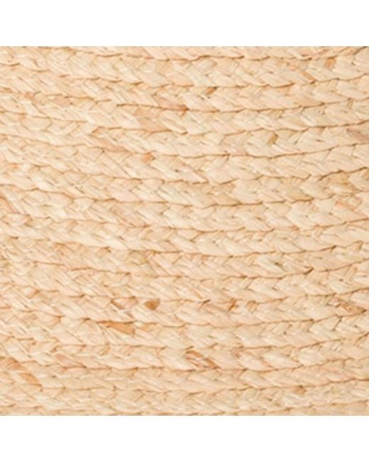Miu Miu Natural Raffia Logo Hat