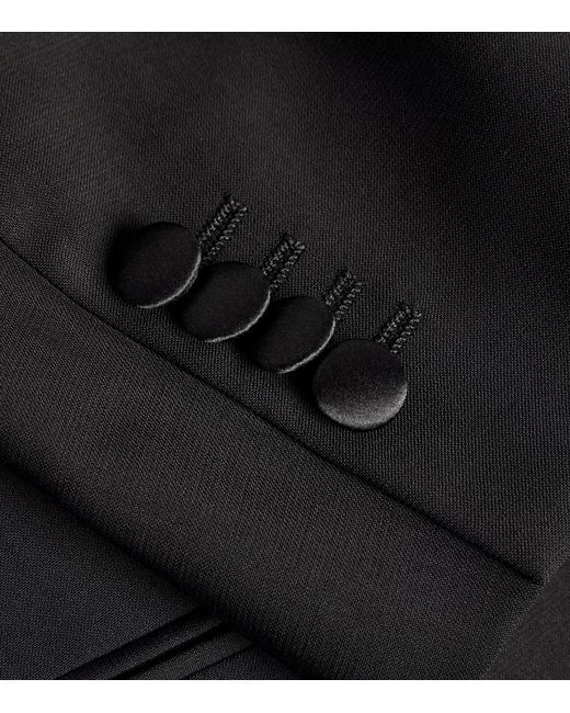 Giorgio Armani Black Virgin Wool-Silk 2-Piece Soho Tuxedo for men