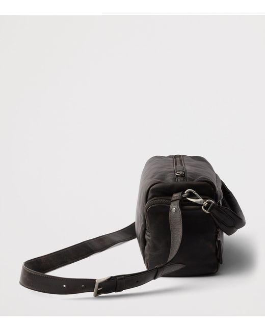 Prada Black Nappa Leather Shoulder Bag for men