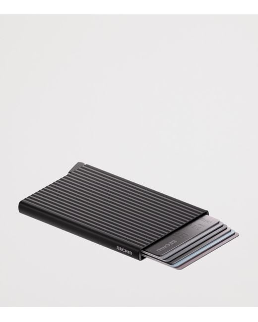 Secrid Gray Fluted Aluminium Cardprotector for men
