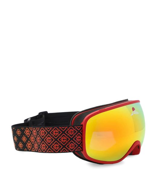 Casablanca Yellow Monogram Ski Goggles for men