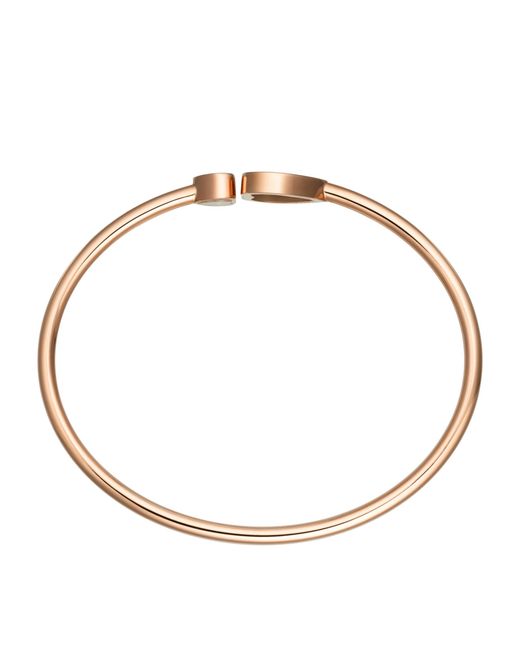 Chopard Metallic And Diamond Happy Hearts Bangle