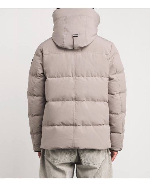 Canada Goose Gray Down Wyndham Parka for men