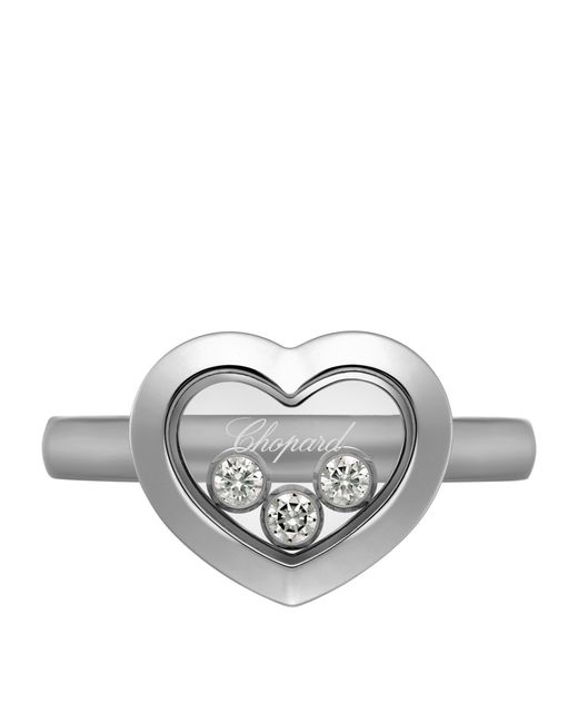 Chopard Metallic And Diamond Happy Diamonds Icons Ring