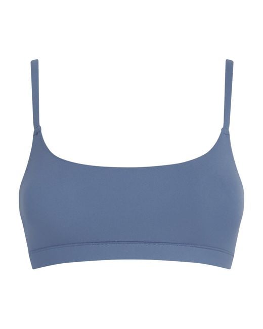 Skims Blue Fits Everybody Scoop-Neck Bralette