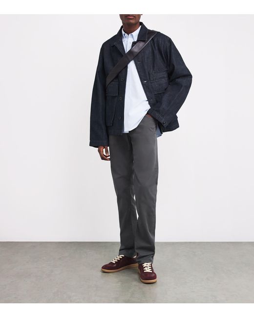 Jacob Cohen Gray Stretch-Cotton Nick Slim Chinos for men